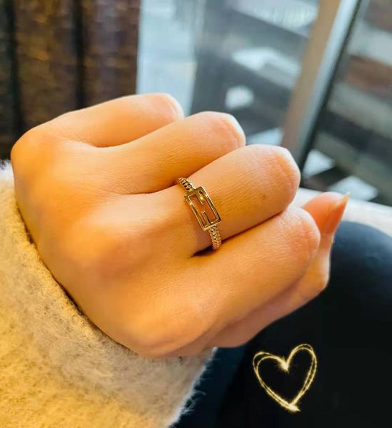 

ring female new hollow male couple exclusive jewelry sale, Golden;silver