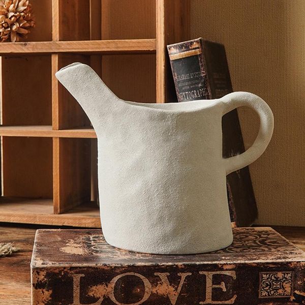 

vases white ceramics flower various shape masurface simple innovative arrangement modern for home office decor ena88