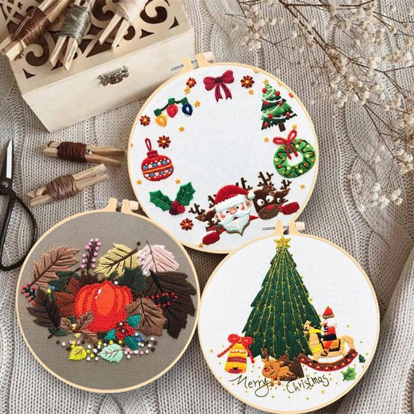 

other arts and crafts diy embroidery starter kit cross stitch home sewing christmas decoration 2021