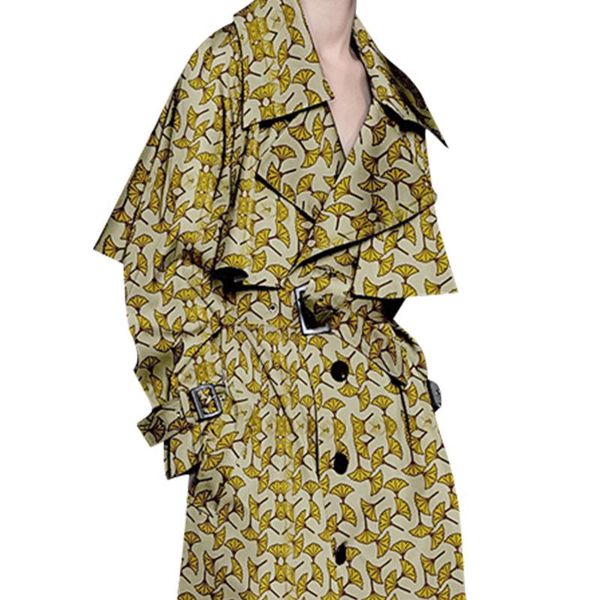 

women's trench coats 2021 autumn fashion design high-end long windbreaker coat, Tan;black