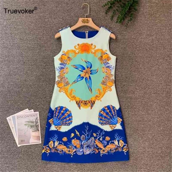 

truevoker women sleeveless shell print luxury crystal tank dress lady diamond holiday mujer festa vestido 210602, Black;gray
