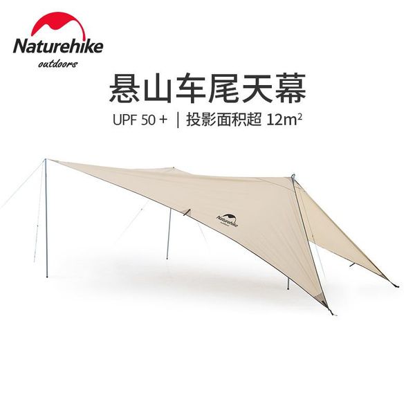 

tents and shelters naturehike outdoor car tail canopy upf50+ 150d oxford cloth waterproof sunshade tourism nature hiking camping tent hike