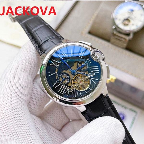 

all dials work mens watches moon phase automatic mechanical watch 2813 movement wristwatch brand waterproof designer daydate m255n, Slivery;brown