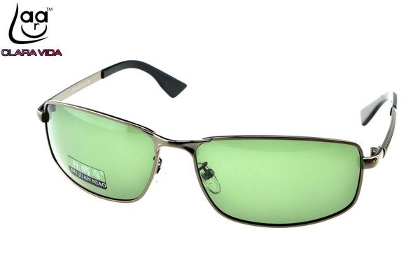 

=clara vida= myopia polarized sun glasses al-mg alloy leg shield custom made nearsighted minus prescription sunglasses -1 to-6, White;black
