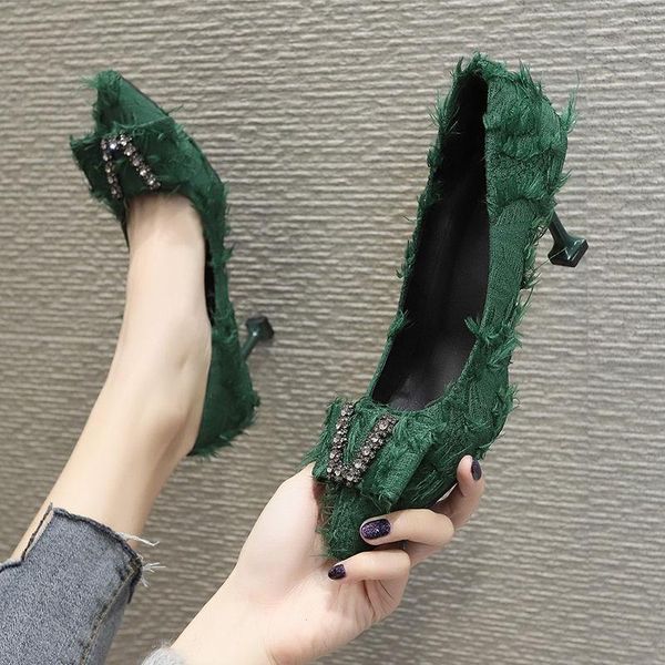 

dress shoes zapatos de mujer women cute slip on pointed toe high heel lady classic black spring & summer stiletto heels pumps e5992