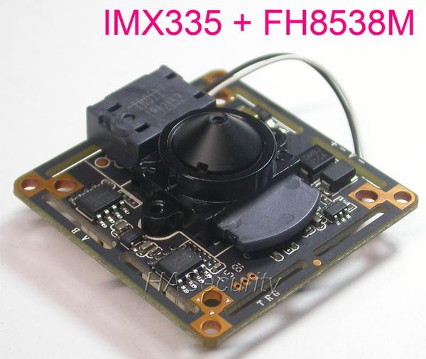 

cameras 3.7mm lens ahd 5mp 4mp 1/2.8 starvis imx335 cmos image sensor + fh8538 cctv camera module pcb board +osd cable +irc adapter