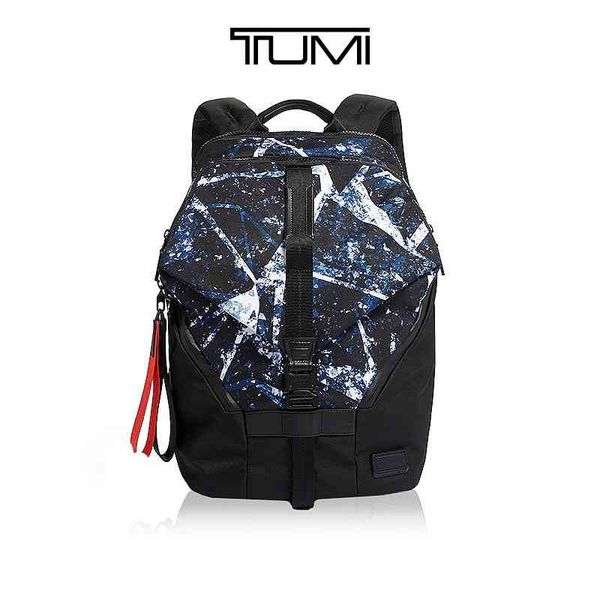 

tumi tamin tahoe series fashion modern printing men's backpack 15 inch computer bag 0798673