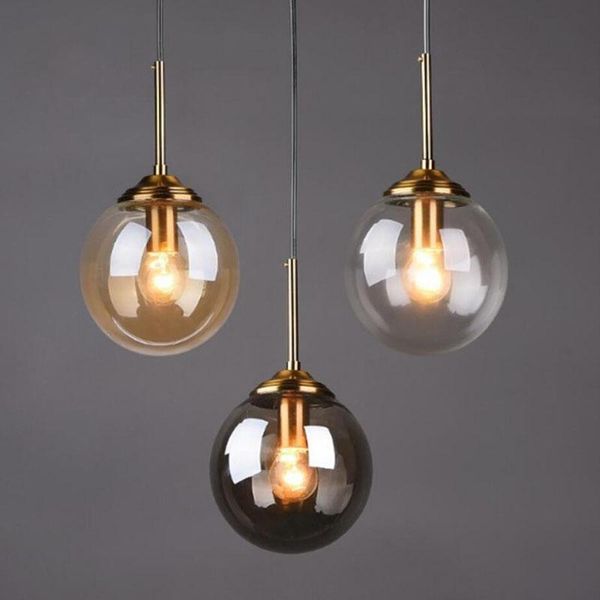 

pendant lamps nordic modern creative glass chandelier e27 restaurant bar aisle porch corridor
