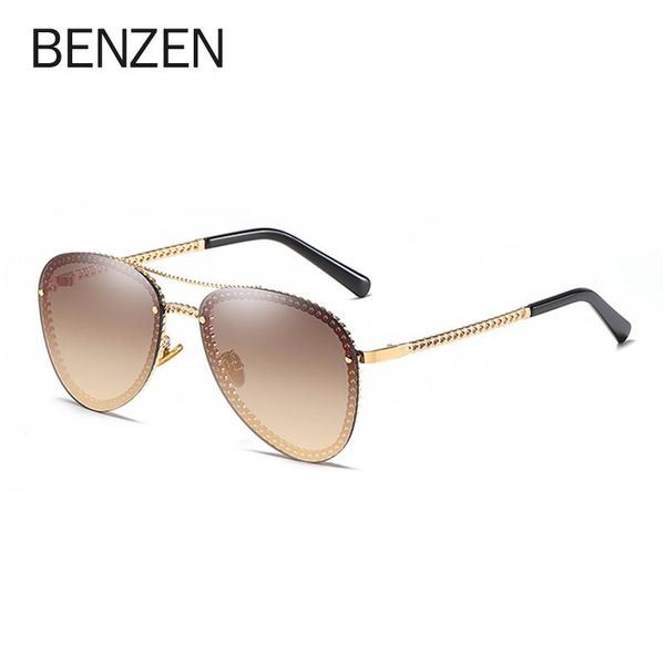 

sunglasses benzen pilot women brand designer luxury sun glasses for female uv400 oculos 6622, White;black