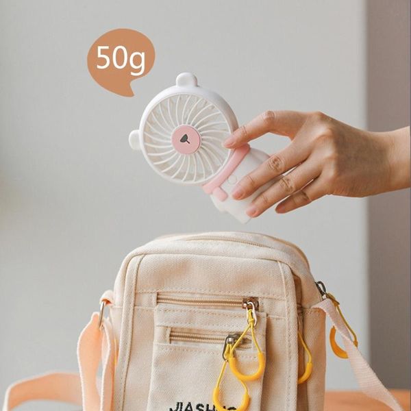 

electric fans handheld mini fan, hand portable usb rechargeable pocket fan 800mah, 3 wind modes, for outdoor, office, travel n0pf