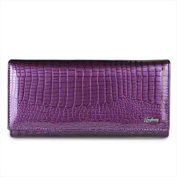 

women wallets genuine leather wallet female hasp alligator purse long coin purses card holders ladies womens cluth bags, Red;black