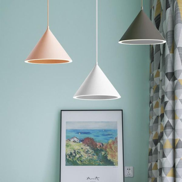 

pendant lamps kaguyahime 15w led hanging lamp decor lights ac 110/220v aluminum dining room bedroom coffee