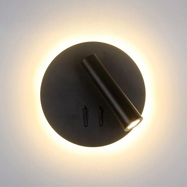 

wall lamps reading 3w 6w strip light back bedroom study living room sconce adjustable with switch bedside lamp