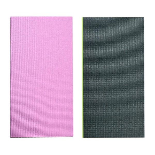 

yoga mats pvc mat double-sided non slip carpet for beginner environmental fitness gymnastics sit-up 40x60cmx0.8cm