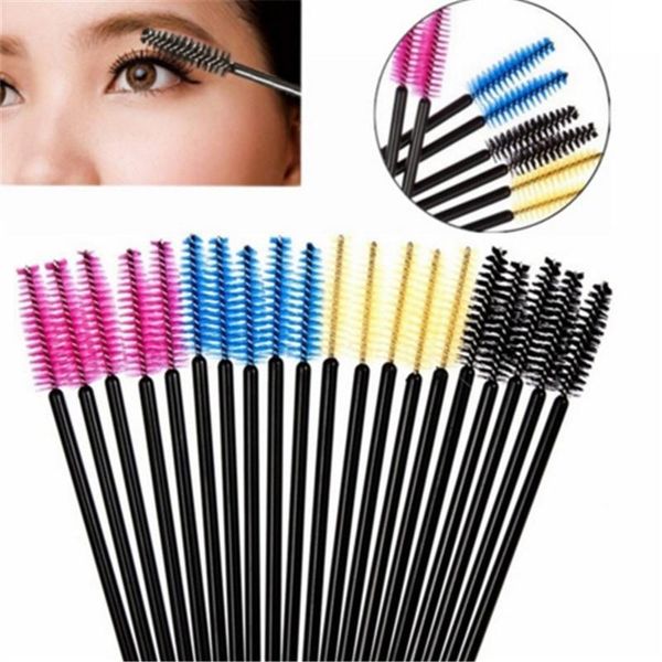 

makeup brushes 50pcs applicators extension lash spooler eyelash mascara wands brush disposable set