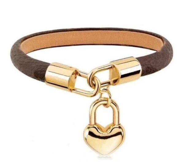 Pulseiras de couro clássico pulseira de alta qualidade de aço inoxidável pulseira de ouro casal personalidade tendência jóias fornecimento atacado