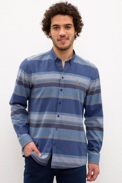 

men's casual shirts original us. assn. shirt basic men cotton uspa logo regular fit long sleeve multiseason classic premium wear 2021, White;black