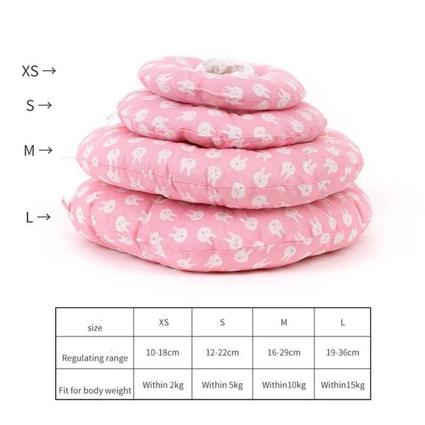 

cat collars & leads e-collar for small dogs and cats elizabethan collar soft cotton filled puppy dog recovery neck xs s m l