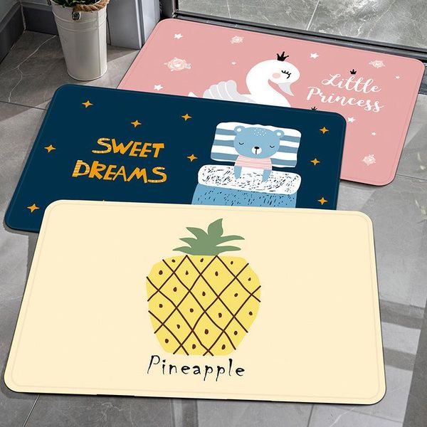 

area rugs bedside mat bathroom entrance door washable non-slip floor carpets for living room bay window absorbs doormat