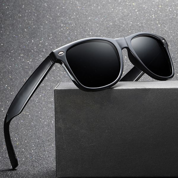 

new men and women fashion polarized sunglasses box plastic frame sunglasses glasses driving sunglasses 2140 designer glasses, White;black