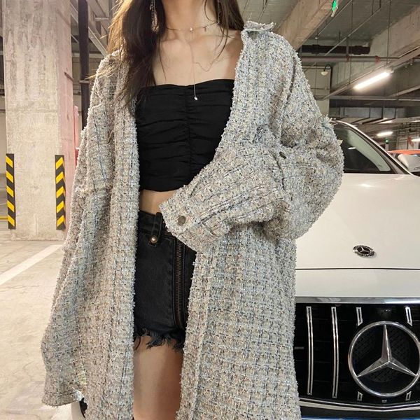 

winter lady womens warm faux faith fc connexion plaid shirt wool jacket outerwear coats, Black