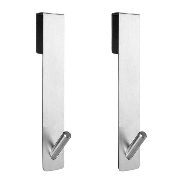 

hooks & rails extended shower door hook stainless steel over towel hanger for bathroom frameless glass silver