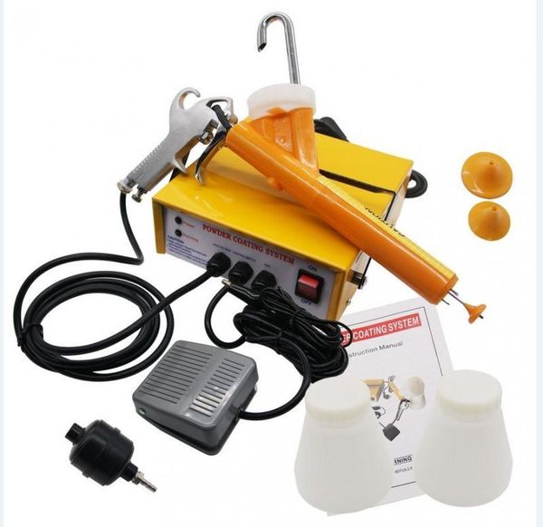 

professional spray guns pc03-5 electrostatic spraying machine portable plastic powder coating system metal workpiece 220v/110v