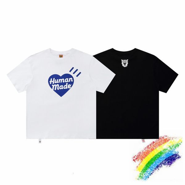 

t shirts 2021ss human made girls dont cry t shirt men women heart print tees t-shirt, White;black