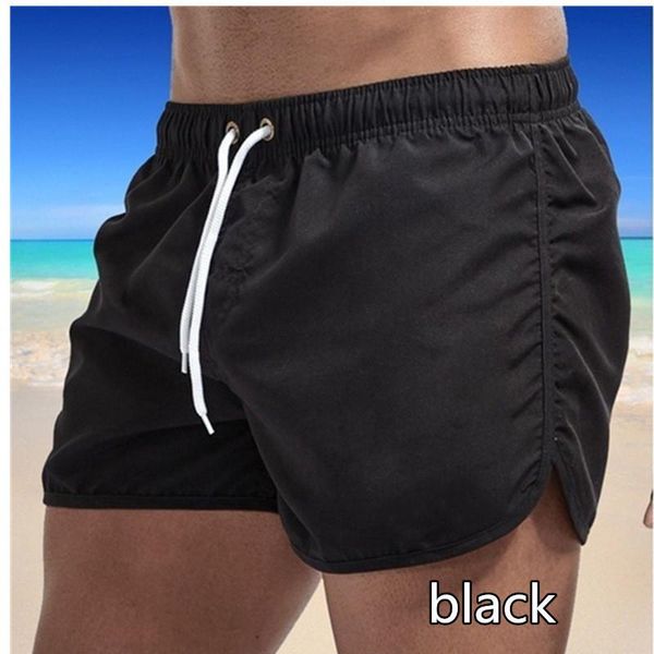 

men's shorts 2021 mens swimwear swim trunks beach board swimming pants swimsuits running sports surffing, White;black