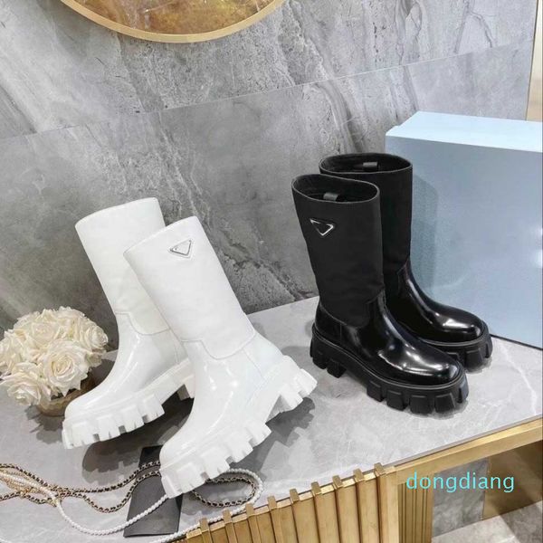 

designer-designer boots luxury womens half booties martin boot brand black genuine leather ankle shoes for women