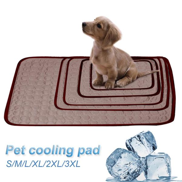 

kennels & pens dog mat cooling summer pad for dogs cat blanket sofa breathable pet bed pads washable