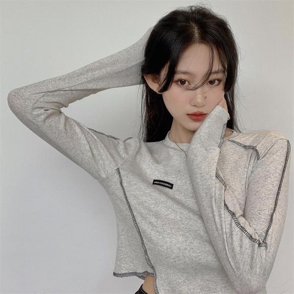 

women's t-shirt casual solid color letter t-shirts japanese kawaii ladies ulzzang female korean harajuku clothes for women, White