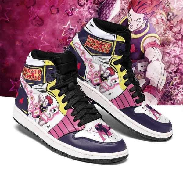

customization hisoka hunter x hunter sneakers magician hxh anime shoes