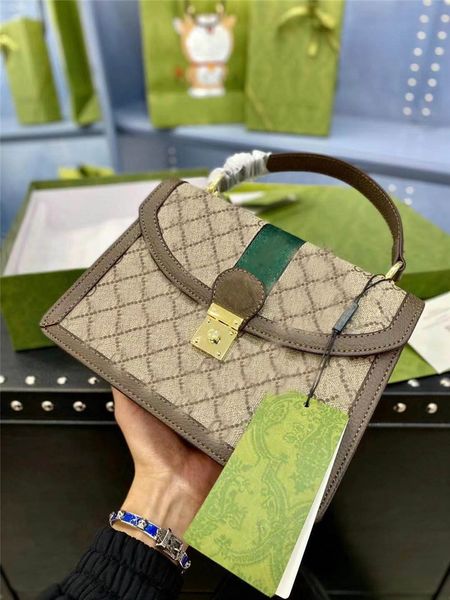 

2021 designer luxury ophidia small handle bag shoulder size:25cm