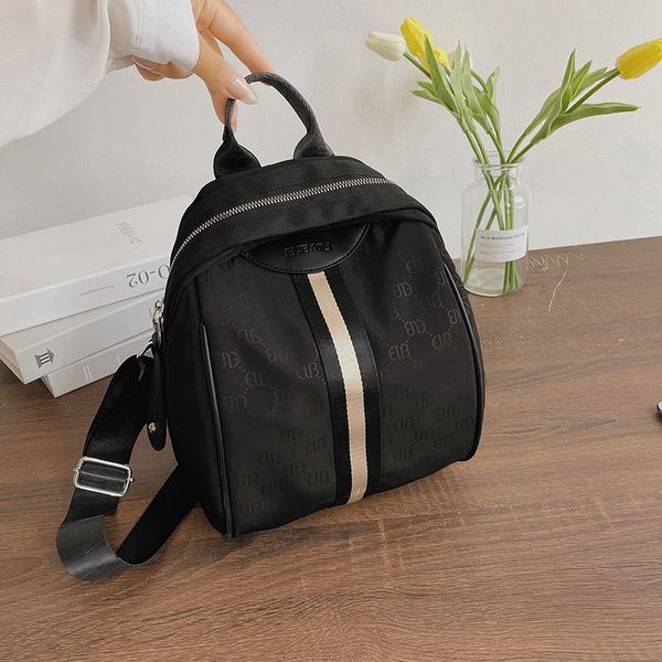 Ежедневная сумка Интернет знаменитость нейлон рюкзак женщина 2021 новый корейский стиль модный универсальный универсальный Schoolbag Travel Bag рюкзак женский большой CA