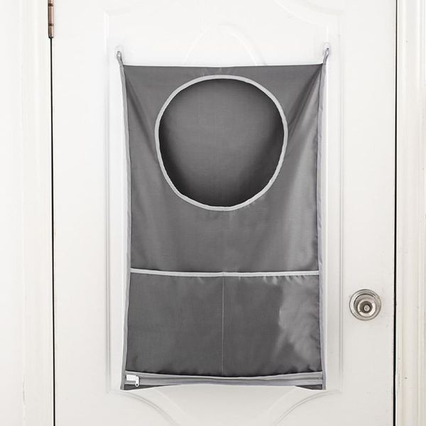 

laundry bags door hanging hamper bag space saving clothes for wall mounted sundries bathroom storage with hooks