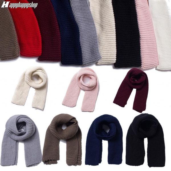 

scarves keep warm knitted long scarf handmade neckerchief muffler women and men winter thick couple gifts 180x30cm, Blue;gray