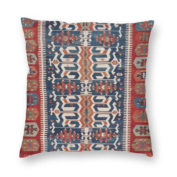 

cushion/decorative pillow antique turkish kilim carpet cushion covers sofa home decorative persian tribal bohemian ethnic art throw case 45x