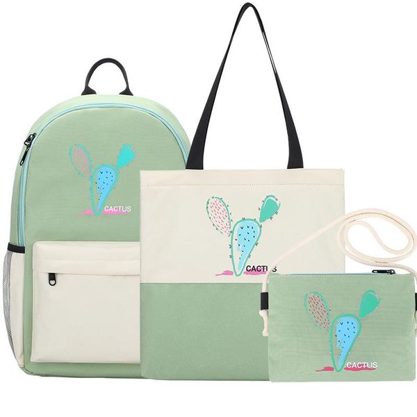 

backpack set 2021 schoolbag bags travel bag teenagers kids black girl bookbag women canvas