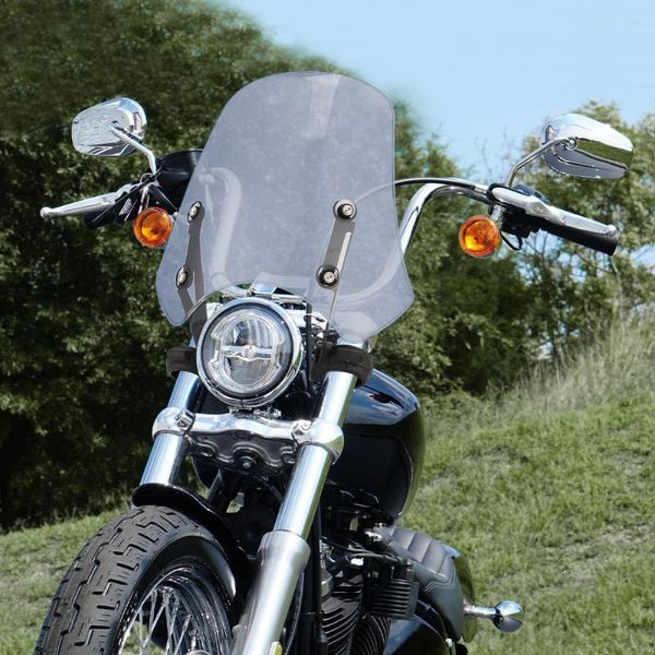 

motorcycle windshield windscreen deflectors universal for dyna softail fxdwg fxdb 00-09 fxstc 07-10 45mm front fork