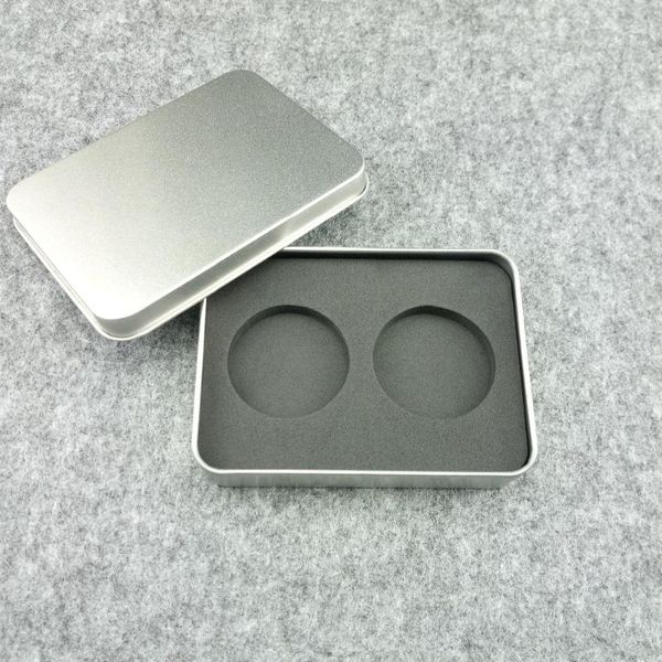 

storage boxes & bins metal box for coin diameter 40mm, with spongia of 2 holes, 3 4 holdes, 6 holes coins display holder
