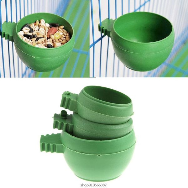 

mini parrot water bowl feeder plastic pigeons birds cage sand cup feeding j14 21 drop other bird supplies