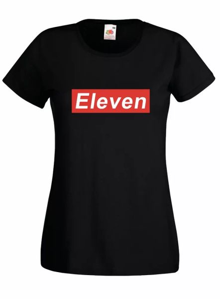 

t-shirt shirt women j2425 eleven inspired by stranger things tv movie, White;black