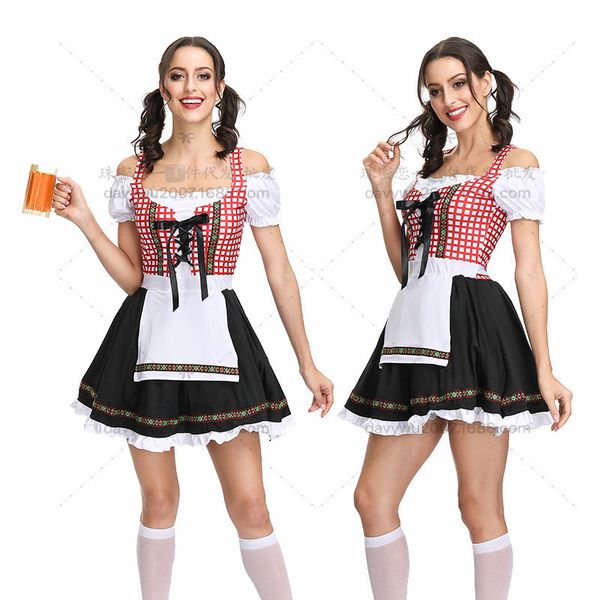 

stage carnival the of beer girl for hallowmas, Black;red