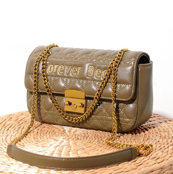 

crossbody bag rhombic chain soft leather armpit shoulder bags