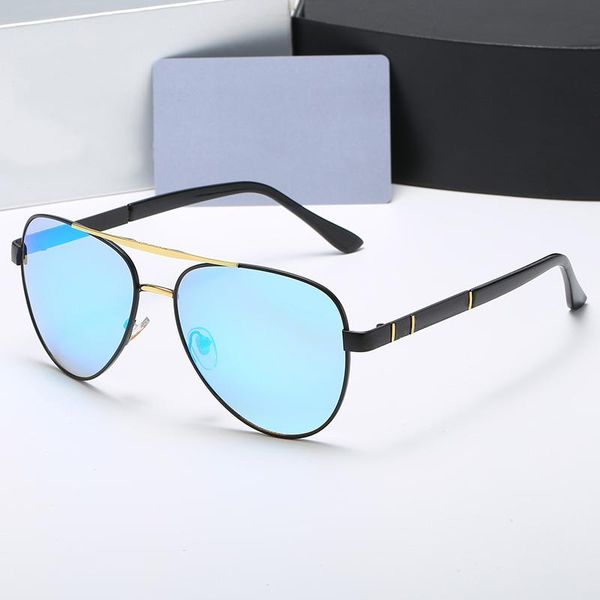 

sunglasses 2021 brand men's and women's luxury polarized retro rectangular frame designer with original box, White;black