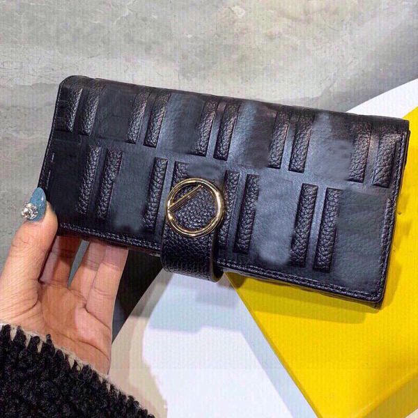 

long wallet handbags women wallets purse fashion letter printing hasp genuine leather interior zipper 8fu