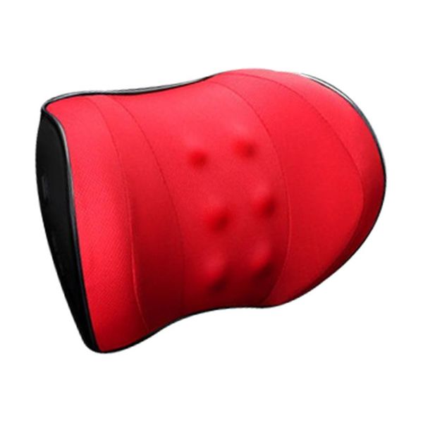 

seat cushions car massage headrest universal safety electric neck pillow protector red