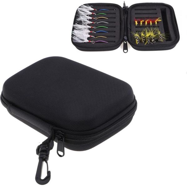 

double side fishing lures bag spinner spoons trout flies jig head tackle storage case fishhook accessories