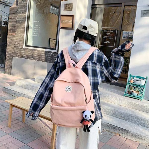 

backpack female school bags for teenage girls 2021 nylon travel women mochilas sac a dos ladies laprucksack men waterproof